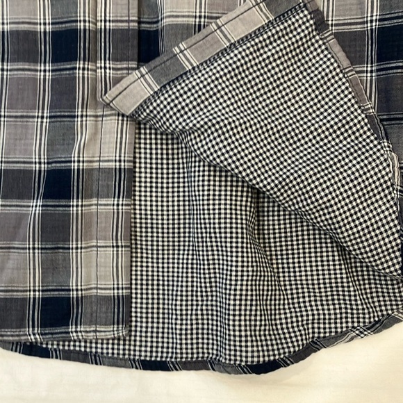 Men's size large Windriver Plaid Shirt - dark blue and Gray - Picture 10 of 16